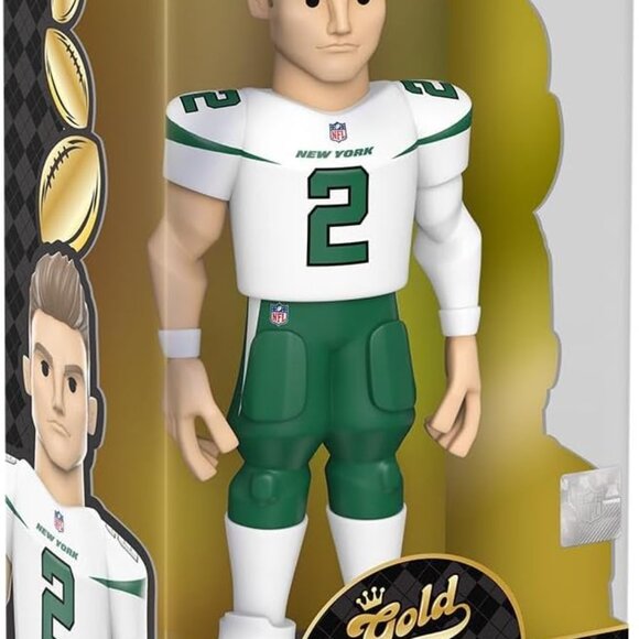Funko Gold 12 NFL: NY Jets- Zach Wilson (Dolphins QB) - Picture 3 of 3